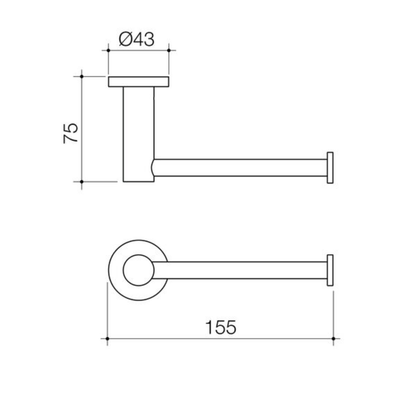 Caroma Liano II Toilet Roll Holder | Available in 6 Colours