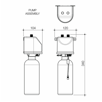 Caroma Liano II Sensor Wall Mounted Soap Dispenser | Available in 5 Colours