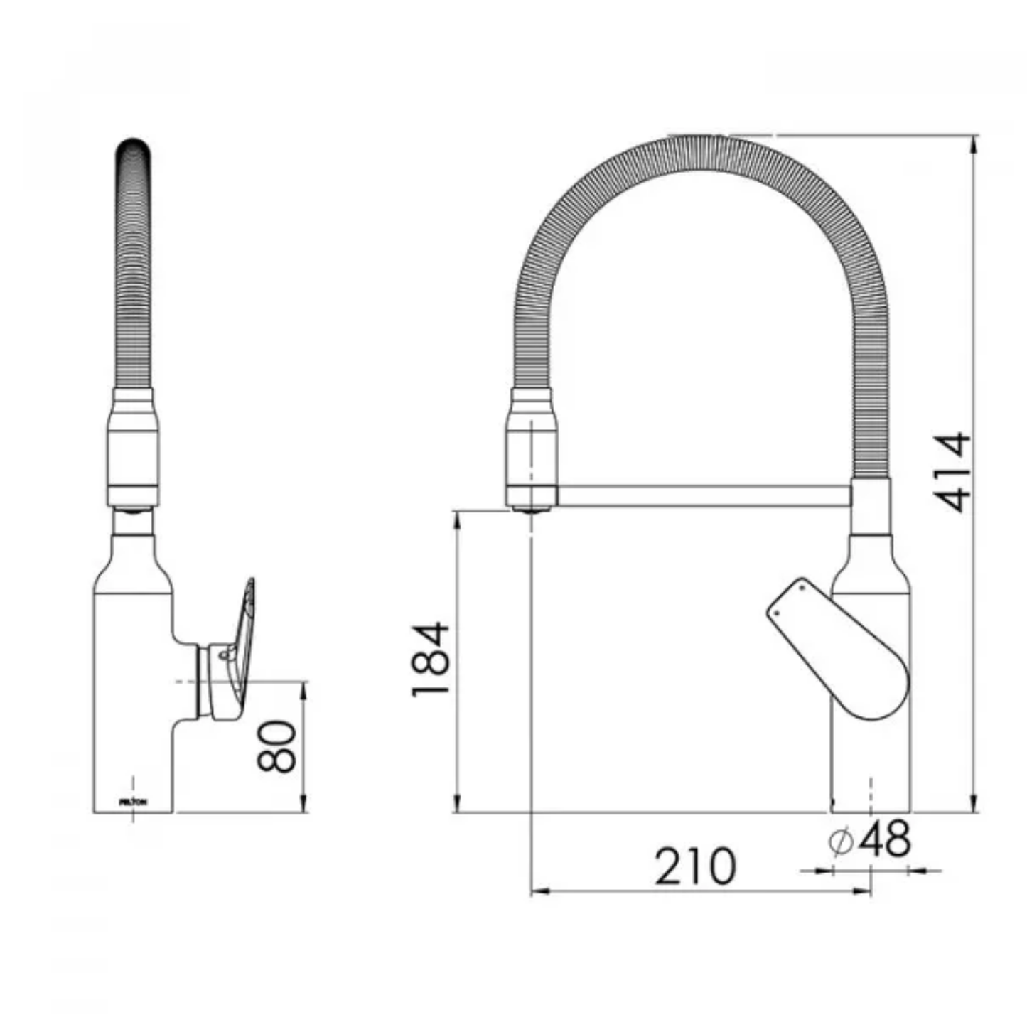 Corto Sink Mixer - Chrome