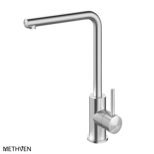 Methven Minimalist Square Neck Sink Mixer | Stainless Steel