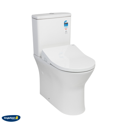 Englefield Tivoli Integrated Toilet Suite with D-Shape Bidet Seat