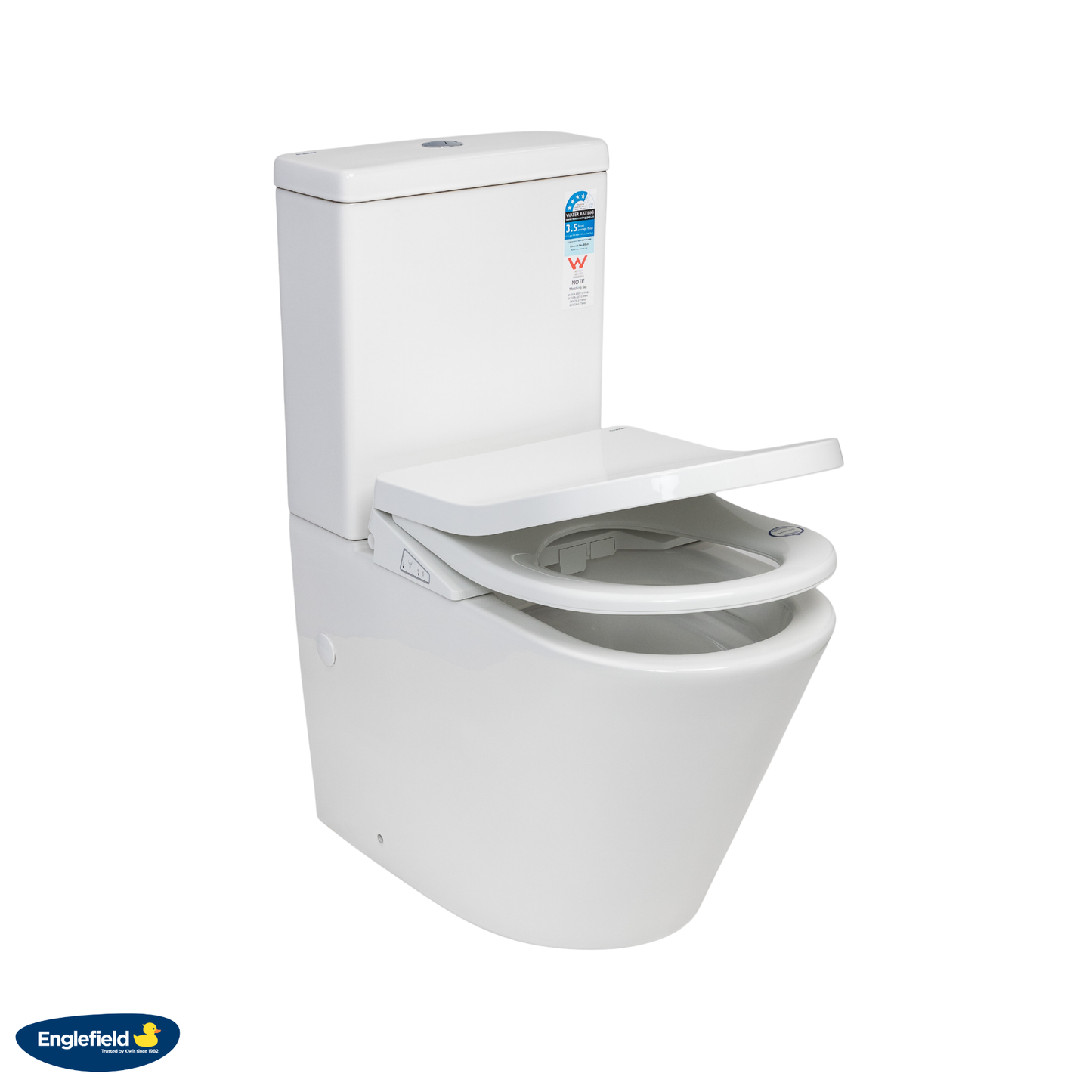 Englefield Evora Integrated Toilet Suite with D-Shape Bidet Seat
