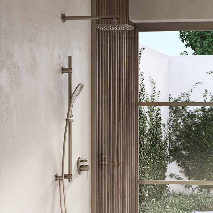 Elementi Splash Plus Square Slide Shower 3 Function | Available in 4 Colours