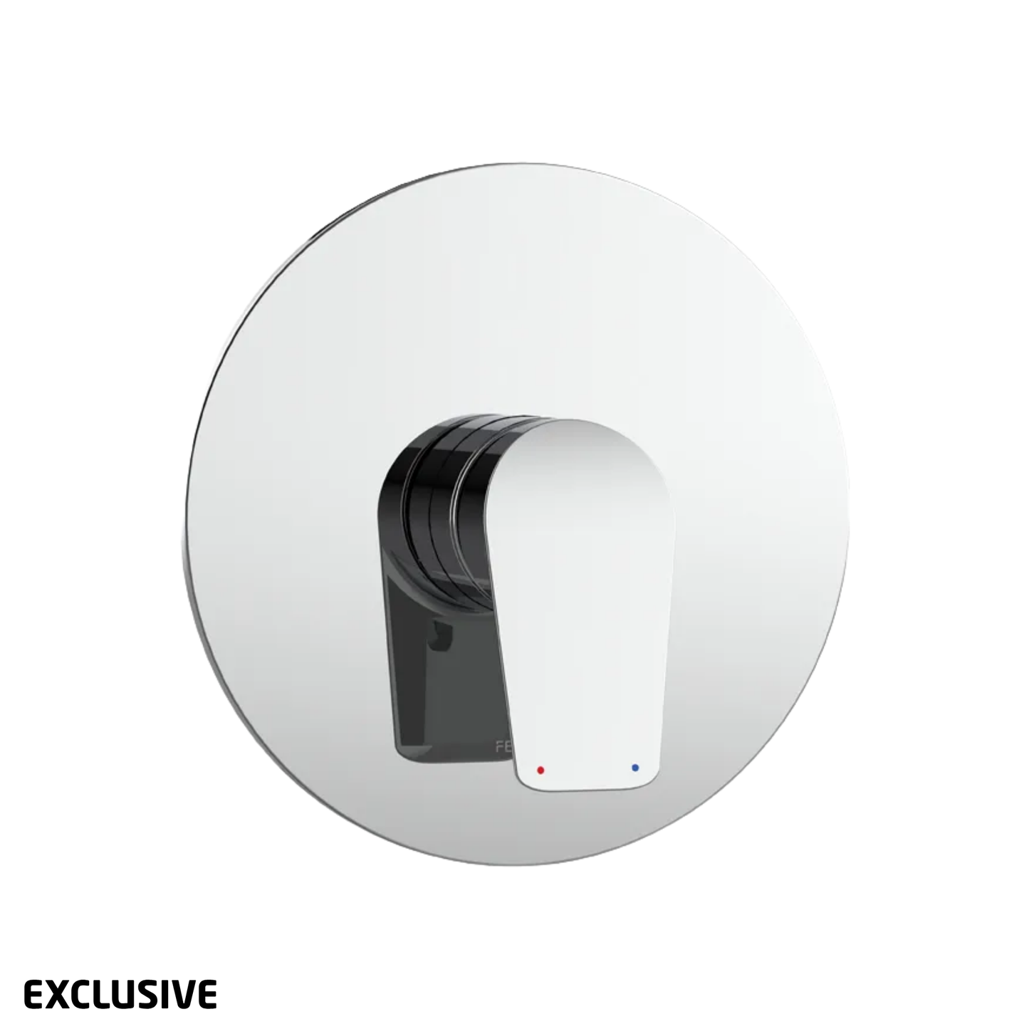Corto Fusion Plus Shower Mixer with 195mm Faceplate - Chrome
