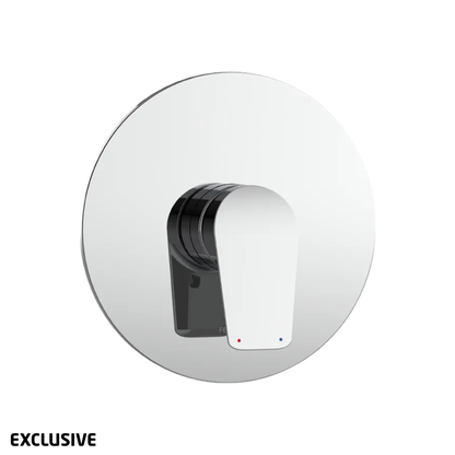 Corto Fusion Plus Shower Mixer with 195mm Faceplate - Chrome