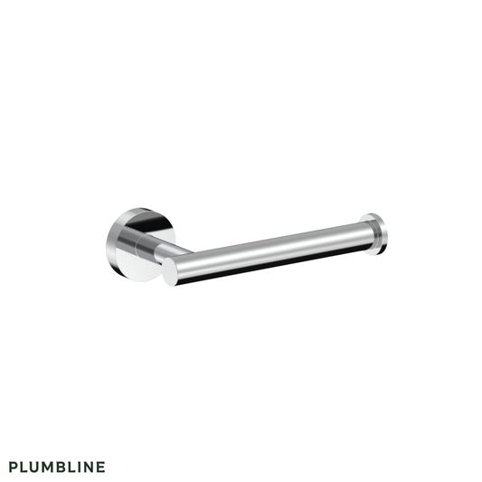 Plumbline Tube Single Bar Toilet Roll Holder - 5 Colour Options