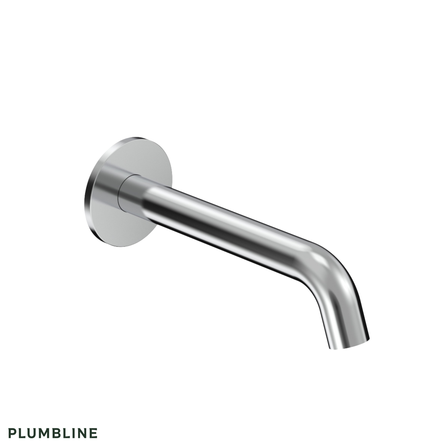 Plumbline Tube Wall Mount Bath Spout | Available in 5 Colours