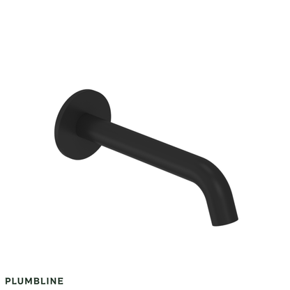 Plumbline Tube Wall Mount Bath Spout | Available in 5 Colours
