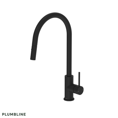 Plumbline Tube Kitchen Mixer with Pull Out Spray | Available in 5 Colours