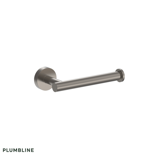 Plumbline Tube Single Bar Toilet Roll Holder - 5 Colour Options