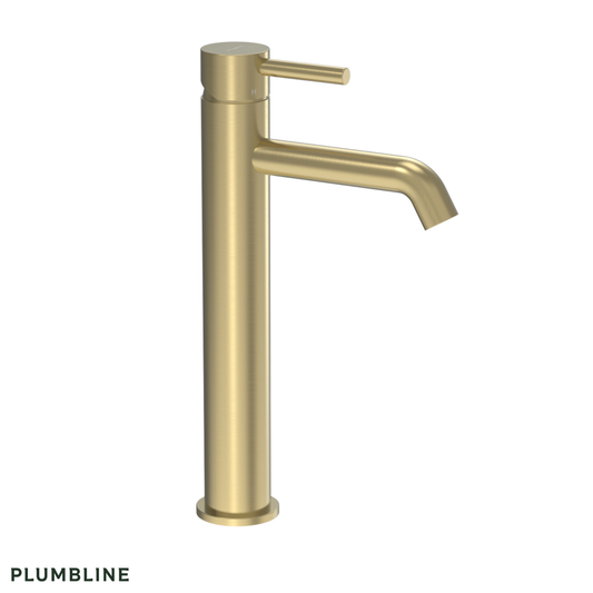Plumbline Tube Vessel Basin Mixer - 5 Colour Options