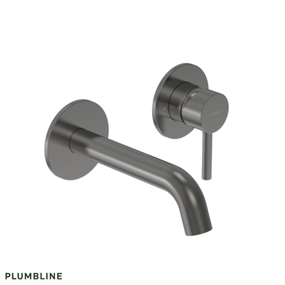Plumbline Tube Wall Mount Mixer - 5 Colour Options
