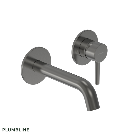 Plumbline Tube Wall Mount Mixer - 5 Colour Options