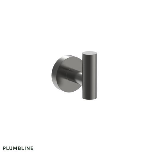 Plumbline Tube Robe Hook - 5 Colour Options