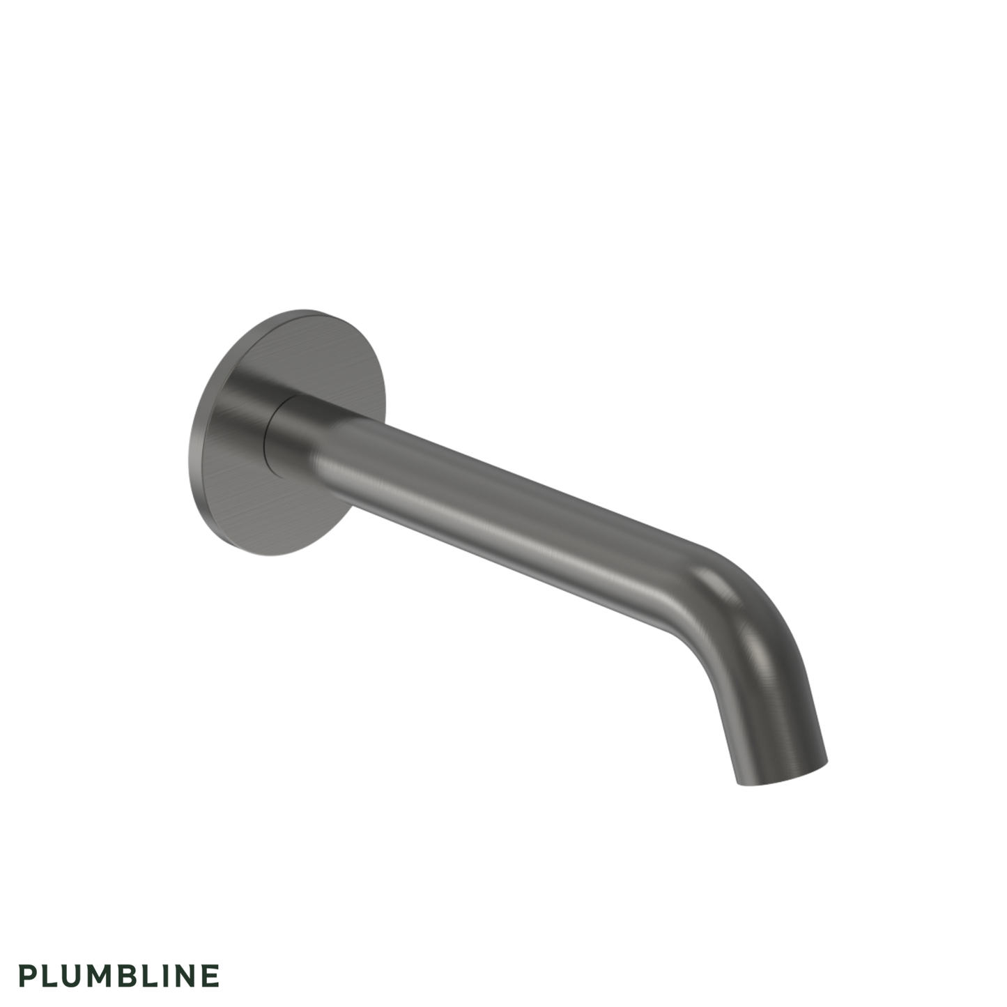 Plumbline Tube Wall Mount Bath Spout | Available in 5 Colours