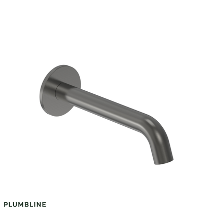 Plumbline Tube Wall Mount Bath Spout | Available in 5 Colours