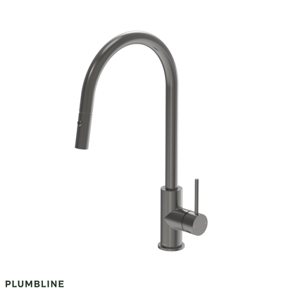 Plumbline Tube Kitchen Mixer with Pull Out Spray | Available in 5 Colours