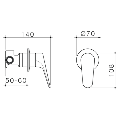 Methven Maku MK2 Shower Mixer | Available in 3 Colours