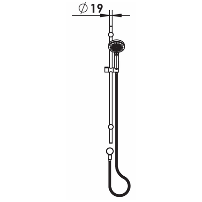 Upland Rail Shower | Available in 5 Colours