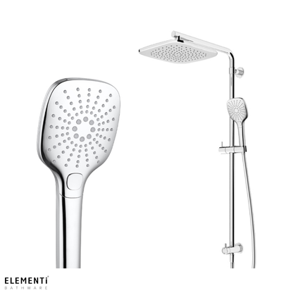 Elementi Splash Plus Square Column Shower 3 Function - Available in 4 Colours