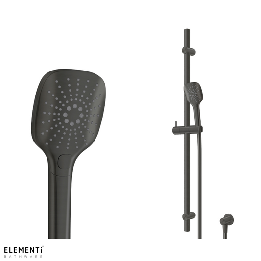 Elementi Splash Plus Square Slide Shower 3 Function - 4 Colour Options