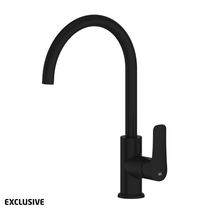 Upland Gooseneck Sink Mixer Cold Start | Available in 5 Colours