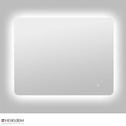 Heirloom Luminor Rectangular Backlit Demister Mirror | 900 x 700mm