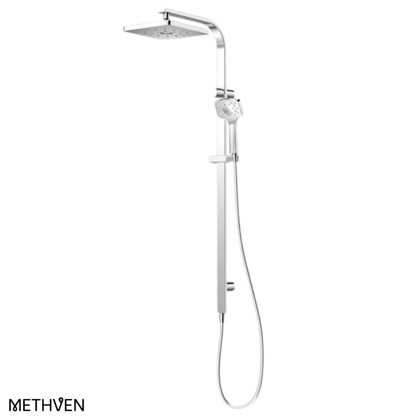 Methven Waipori MK2 Satinjet Rail Shower With Overhead - Available in 4 Colours