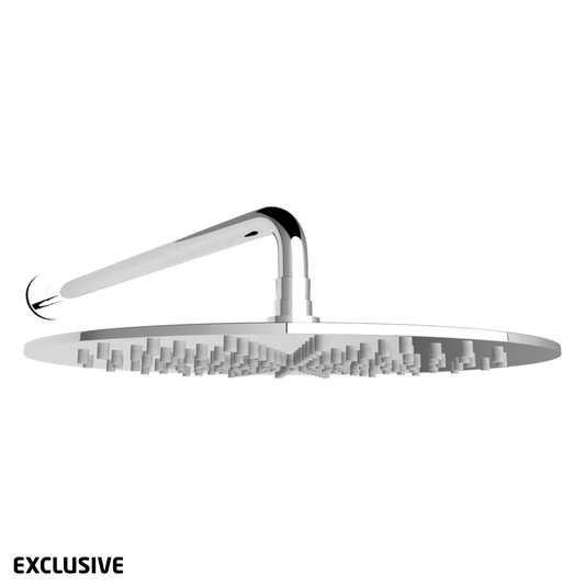 Pioneer Rain Shower 300mm & Wall Arm 400mm  - 6 Colour Options