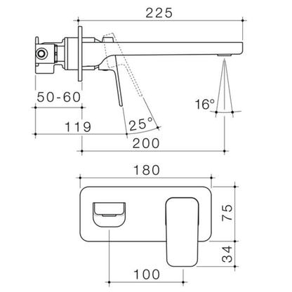 Methven Waipori MK2 Wall Basin/Bath Mixer | Available in 4 Colours