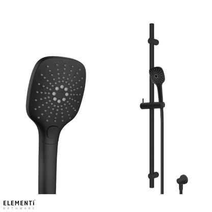 Elementi Splash Plus Square Slide Shower 3 Function | Available in 4 Colours