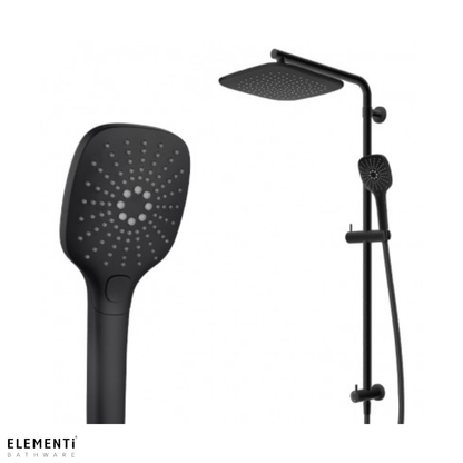 Elementi Splash Plus Square Column Shower 3 Function - Available in 4 Colours