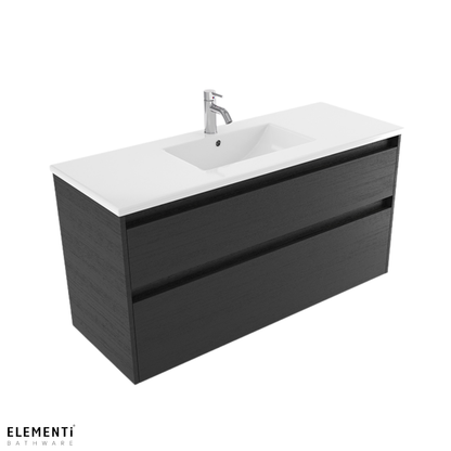 Elementi Novara 2 Drawer Wall Hung Vanity 1200mm | Available in 11 Colours