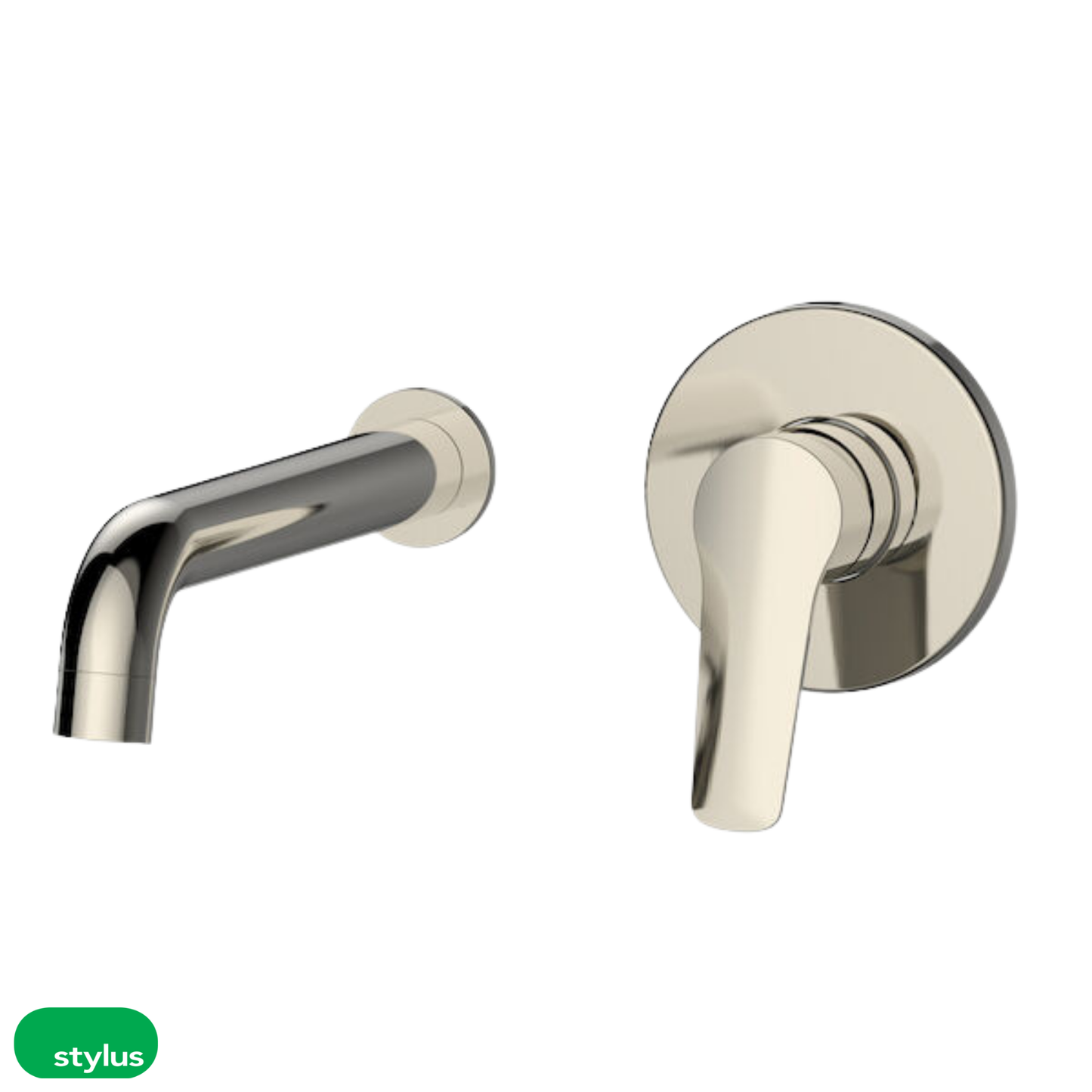 Stylus Basis R4 Wall Basin/Bath Mixer 220mm - 3 Colour Options