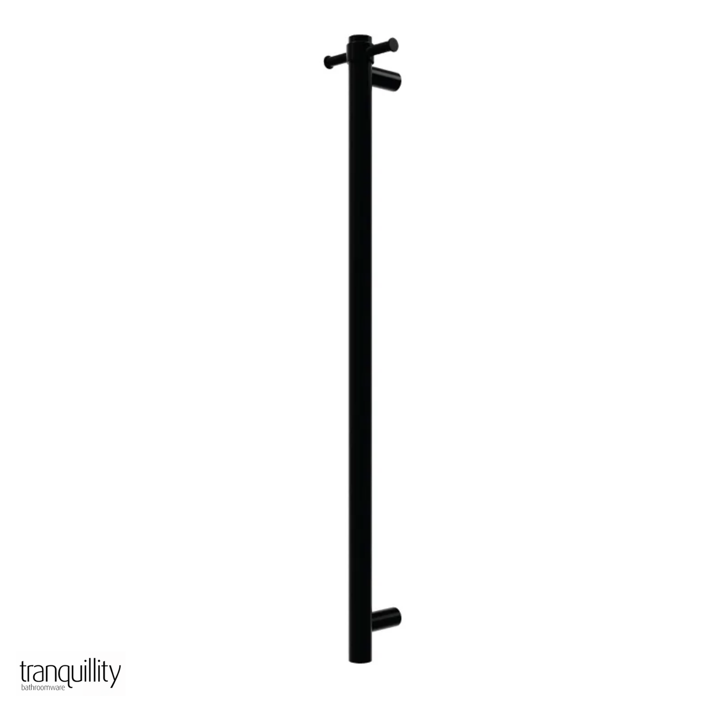 Tranquillity Round Vertical Heated Towel Bar 1000mm - 6 Colour Options