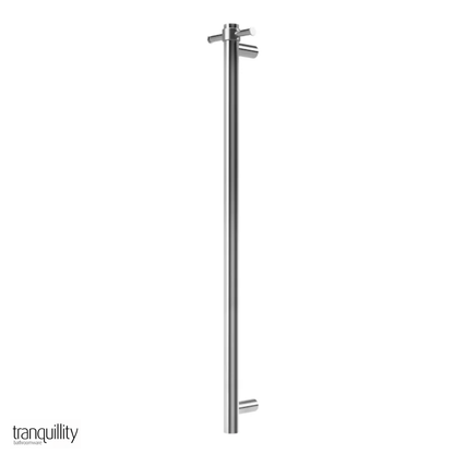 Tranquillity Round Vertical Heated Towel Bar 1000mm - 6 Colour Options