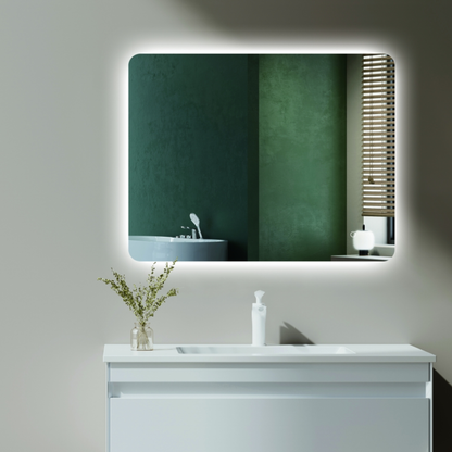 Heirloom Luminor Rectangular Backlit Demister Mirror | 900 x 700mm