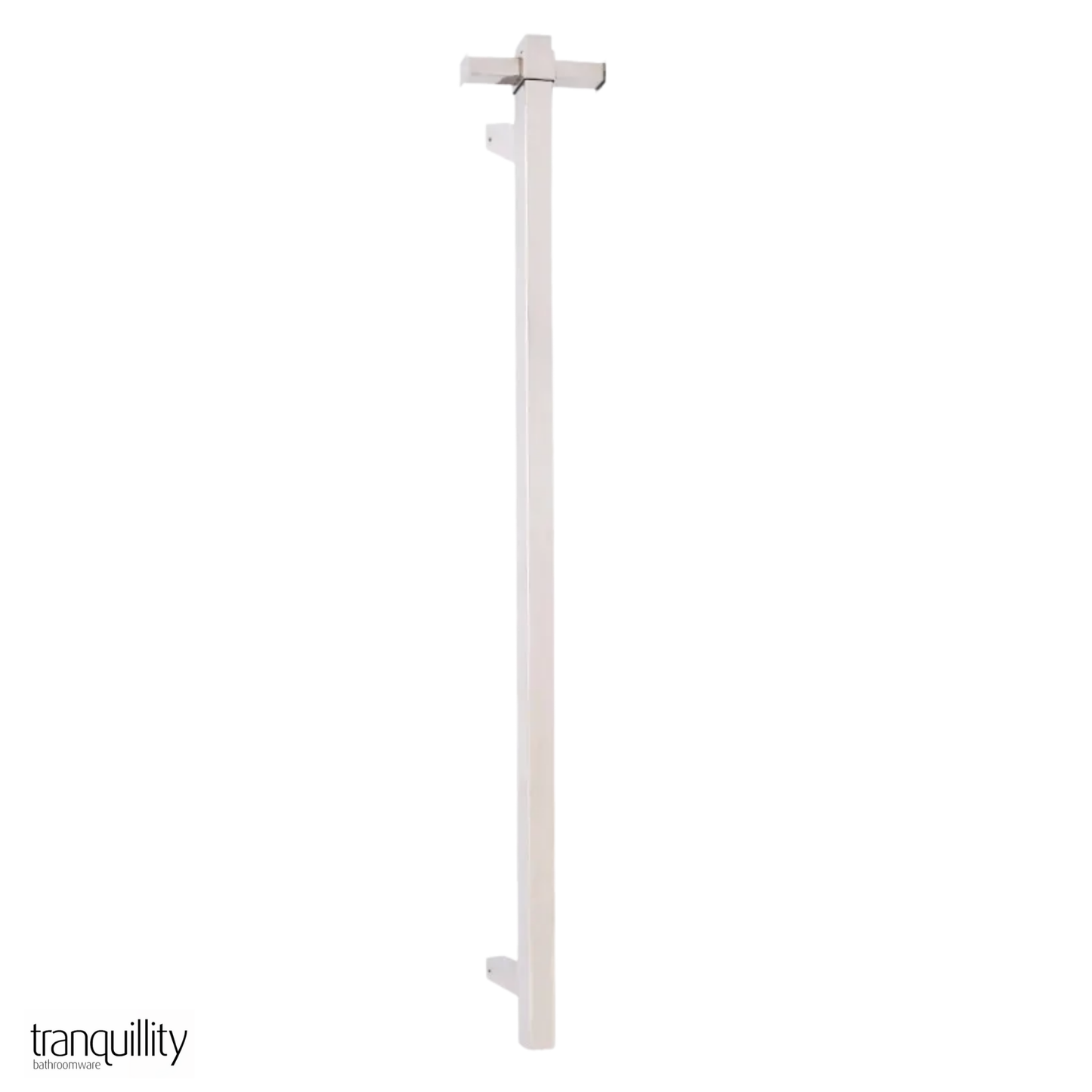 Tranquillity Square Vertical Heated Towel Bar 1000mm - Available in 5 Colours