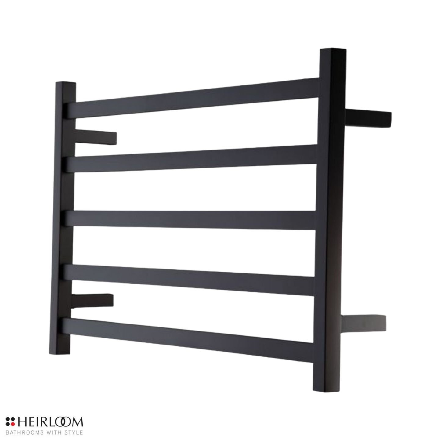 Heirloom Studio 1 Extended Heated Towel Rail | 510 x 850mm - Available in 2 Colours