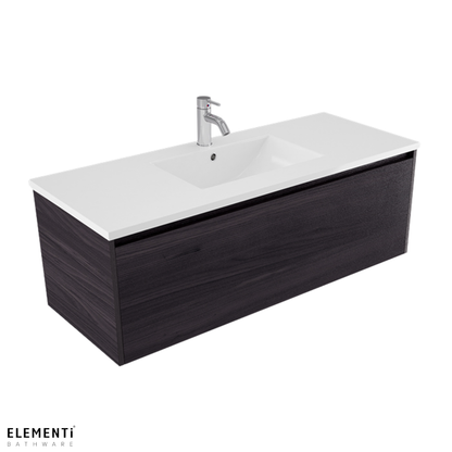 Elementi Novara 1 Drawer Wall Hung Vanity 1200mm | Available in 11 Colours