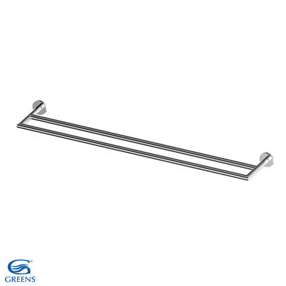 Greens Zola Double Towel Rail 600mm | Available in 5 Colours