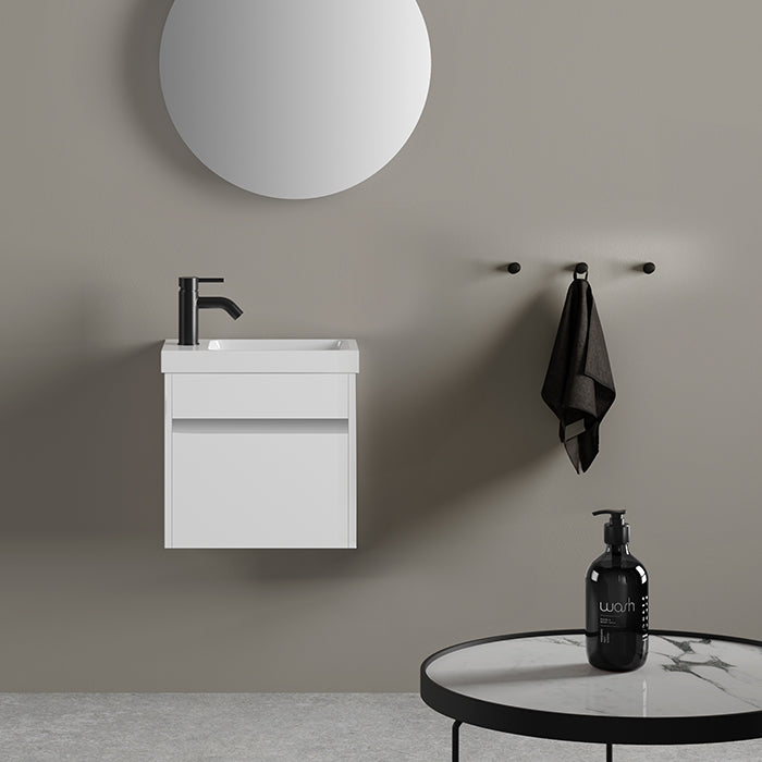 Elementi Novara Wall Hung Vanity 440mm - 11 Colour Options