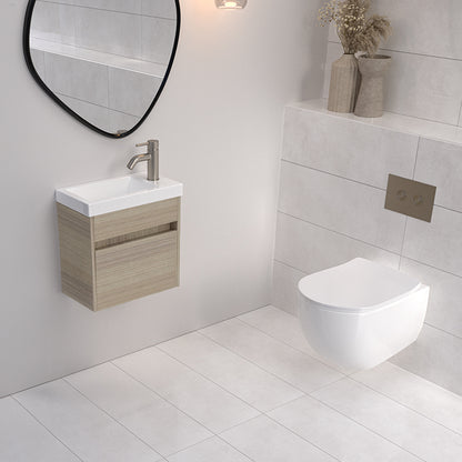 Elementi Novara Wall Hung Vanity 440mm - 11 Colour Options