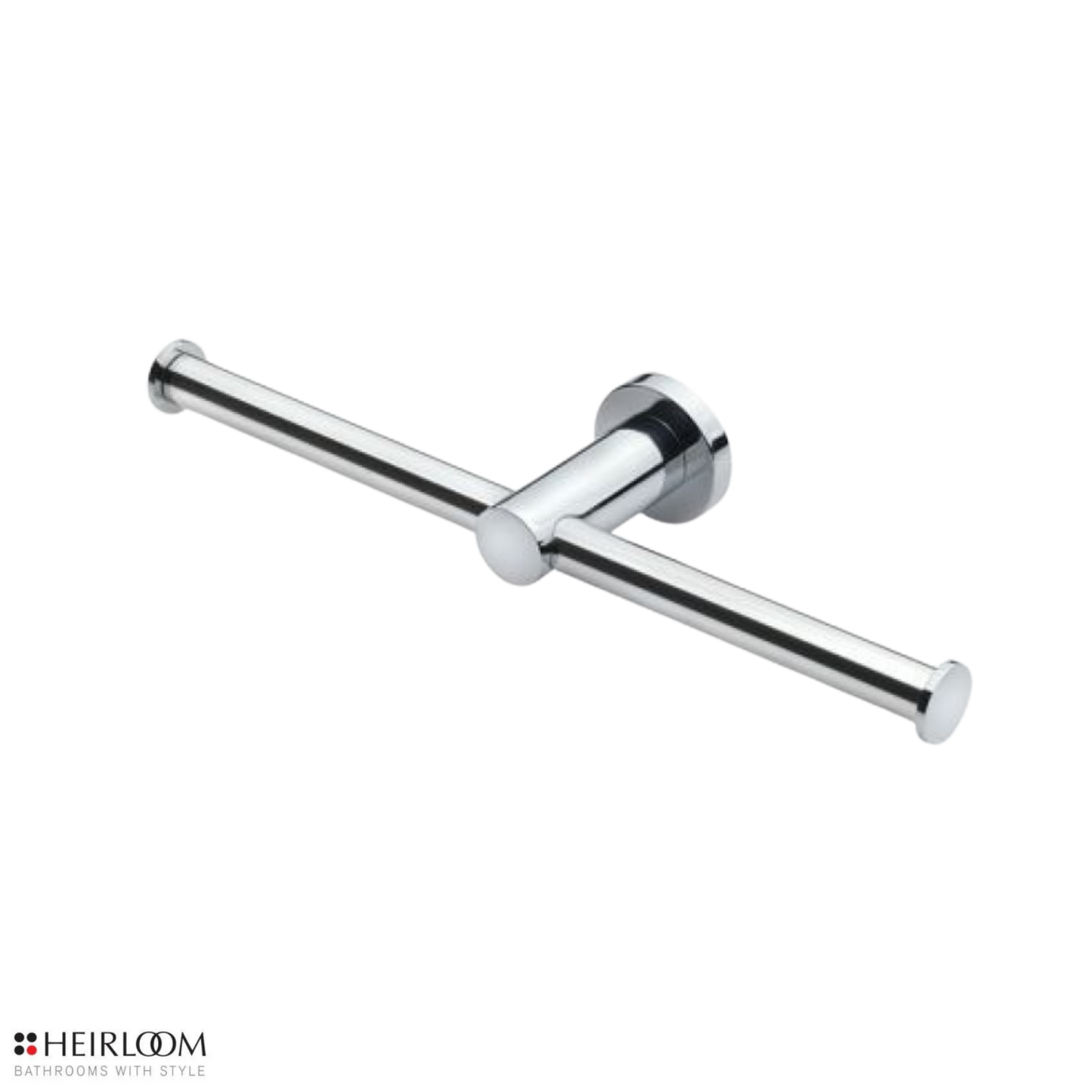 Heirloom Centro Double Toilet Roll Holder - Chrome