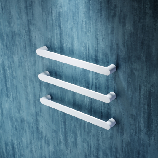 Heirloom Strata Annex Single Bar Towel Warmer | 632mm - Available in 8 Colours