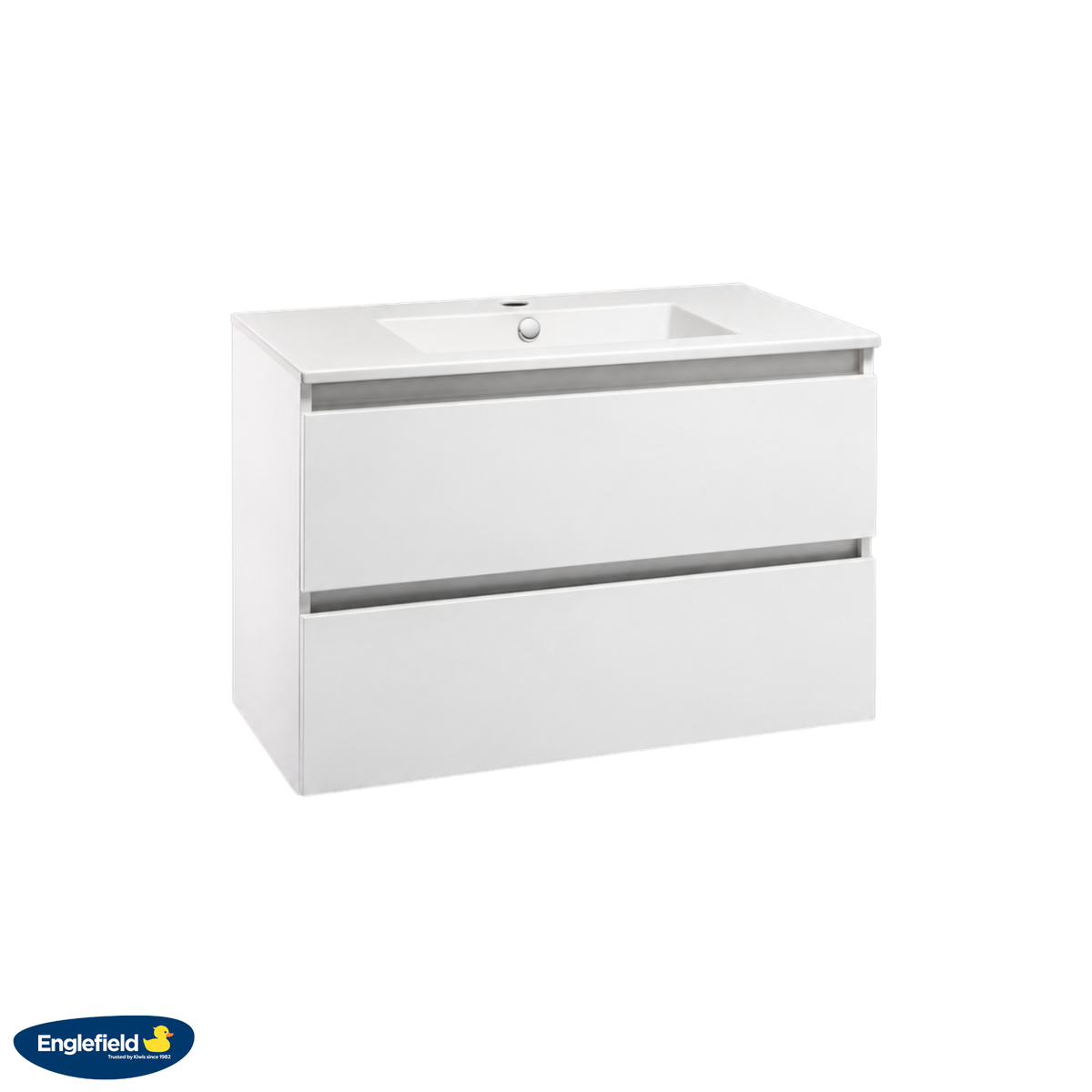 Englefield Valencia 2 Drawer Wall Hung Vanity 900mm - Available in 3 Colours