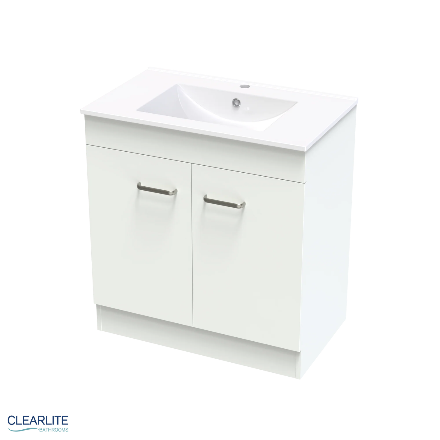 Clearlite Pacific Door Only Floor Standing Vanity 750mm - Available in 3 Colours