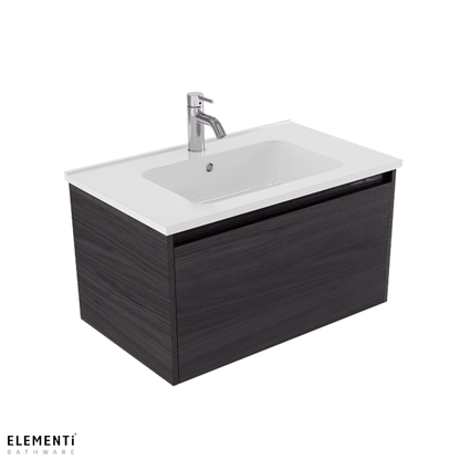 Elementi Novara 1 Drawer Wall Hung Vanity 750mm | Available in 11 Colours