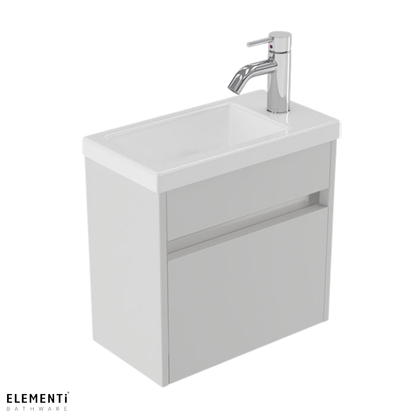 Elementi Novara Wall Hung Vanity 440mm - 11 Colour Options