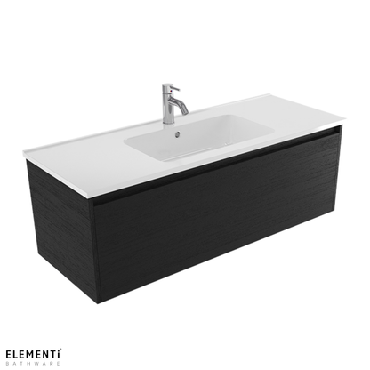 Elementi Novara 1 Drawer Wall Hung Vanity 1200mm | Available in 11 Colours